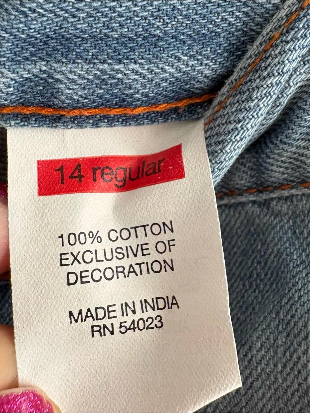 Gap Girls Straight Cropped Jeans Denim Light Wash Embroidered Rainbow 14 Reg